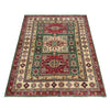 Kazak Rug Handmade Multi Medallion 4x7 ft