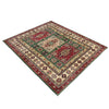 Kazak Rug Handmade Multi Medallion 4x7 ft