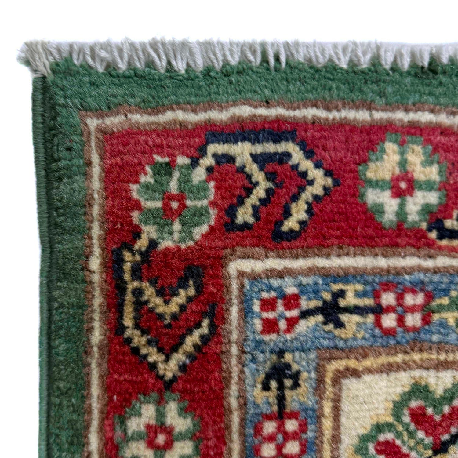 Kazak Rug Handmade Multi Medallion 4x7 ft
