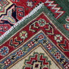 Kazak Rug Handmade Multi Medallion 4x7 ft