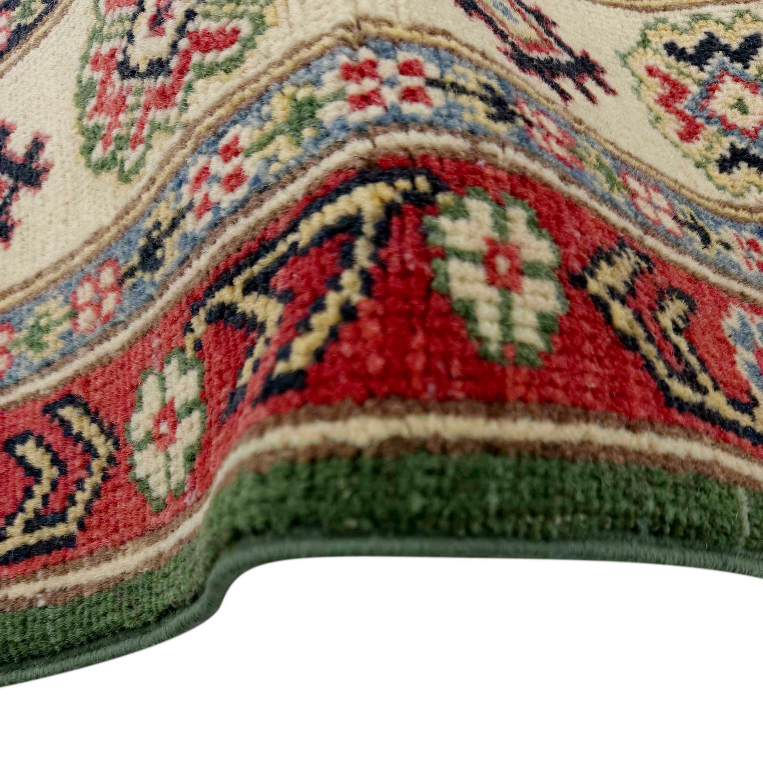Kazak Rug Handmade Multi Medallion 4x7 ft