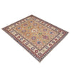 Kazak Rug Handmade Orange Medallion 4x7 ft