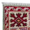 Kazak Rug Handmade Green Medallion 3x5 ft