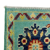 Sultani Area Rug Handmade Blue Floral 4x6 ft