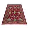 Sultani Area Rug Handmade Red Floral 4x6 ft