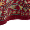 Sultani Area Rug Handmade Red Floral 4x6 ft