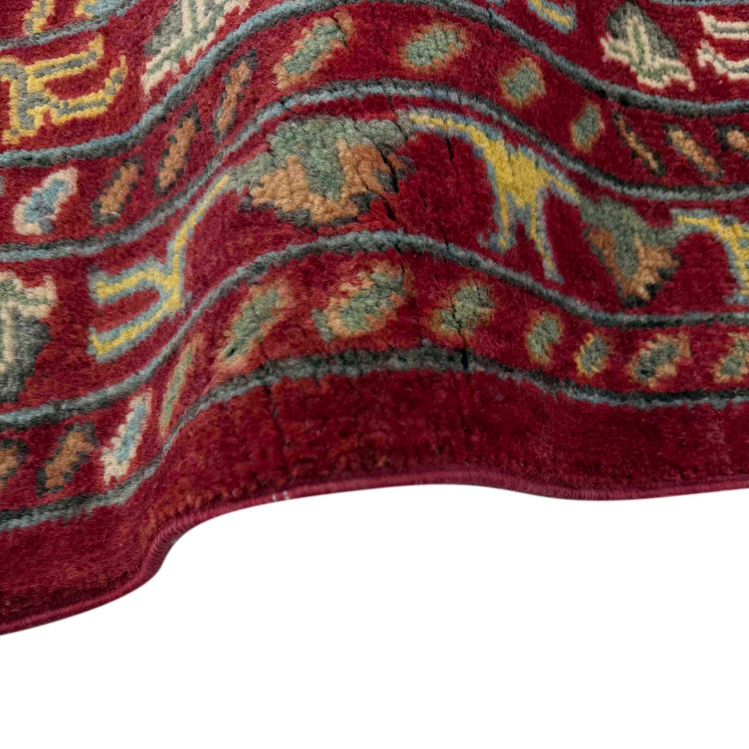 Sultani Area Rug Handmade Red Floral 4x6 ft