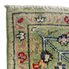 Tree Of Life Area Rug Handmade Green Floral 4x6 ft