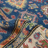 Kazak Rug Handmade Blue Medallion 4x7 ft