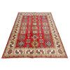 Kazak Rug Handmade Red Medallion 4x7 ft