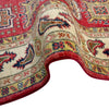Kazak Rug Handmade Red Medallion 4x7 ft