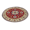 Kazak Rug Handmade Red Medallion 7x7 ft