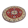 Kazak Rug Handmade Red Medallion 7x7 ft