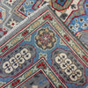 Kazak Rug Handmade Gray Medallion 4x6 ft