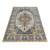 Heriz Area Rug Handmade Multi Medallion 4x6 ft