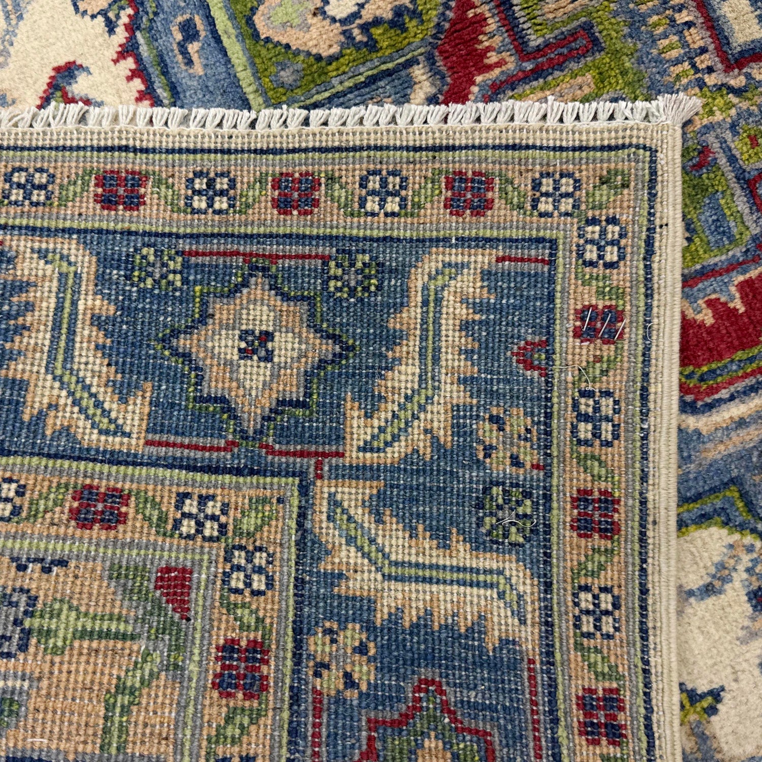 Heriz Area Rug Handmade Multi Medallion 4x6 ft