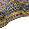 Kazak Rug Handmade Gray Medallion 4x6 ft