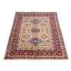 Kazak Rug Handmade Orange Medallion 4x7 ft