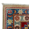 Kazak Rug Handmade Orange Medallion 4x7 ft