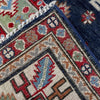 Kazak Rug Handmade Multi Medallion 4x7 ft