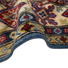 Kazak Rug Handmade Blue Medallion 5x8 ft