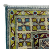 Kazak Rug Handmade Blue Medallion 3x5 ft