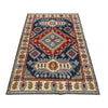 Kazak Rug Handmade Multi Medallion 4x6 ft