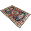 Kazak Rug Handmade Multi Medallion 4x6 ft