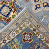 Kazak Rug Handmade Gray Medallion 5x8 ft