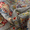 Waziri Runner Handmade Gray Medallion 10' Runner