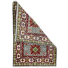 Kazak Rug Handmade Gray Medallion 2 x 3 ft