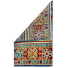 Gabbeh Area Rug Handmade Multi Medallion 2x3 ft