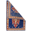 Kazak Rug Handmade Blue Medallion 2 x 3 ft