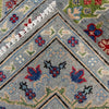 Kazak Rug Handmade Gray Medallion 10' Runner