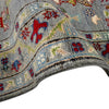 Kazak Rug Handmade Gray Medallion 10' Runner