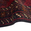 Baluchi Rug Handmade Red Geometric 2x4 ft
