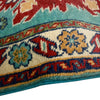 Kazak Rug Handmade Blue Medallion 2x4 ft
