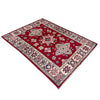 Kazak Rug Handmade Red Medallion 2x4 ft