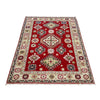 Kazak Rug Handmade Red Medallion 2x4 ft