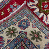 Kazak Rug Handmade Red Medallion 2x4 ft
