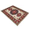 Kazak Rug Handmade Beige Medallion 2x4 ft