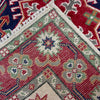 Kazak Rug Handmade Beige Medallion 2x4 ft