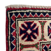 Kazak Rug Handmade Red Medallion 2x4 ft
