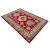 Kazak Rug Handmade Red Medallion 2x4 ft
