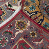 Heriz Area Rug Handmade Multi Medallion 2x4 ft