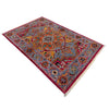 Heriz Area Rug Handmade Multi Medallion 2x4 ft
