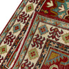 Kazak Rug Handmade Red Medallion 2x4 ft