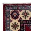 Kazak Rug Handmade Red Medallion 2x4 ft
