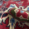 Kazak Rug Handmade Red Medallion 2x4 ft
