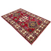 Kazak Rug Handmade Red Medallion 2x4 ft